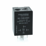 Zeitrelais 12V, NC 10A/NO 15A,  1…15min einstellbar, abfallverzögert, nicht potentialfrei,retriggerbar