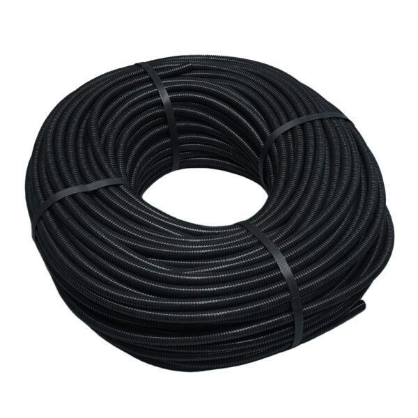 Wellrohr NW 10 PA6, Normalprofil, geschlitzt, Aufmachung 100m-Ringe