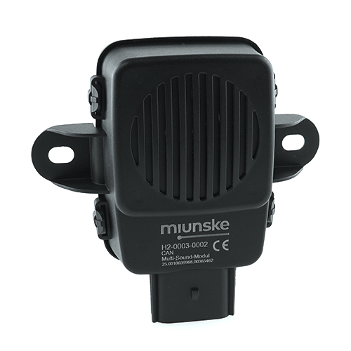 CAN-Multi-Sound-Modul 12/24V, 95dB, IP67, mit Laschen, konfigurierbar mit miunske-toolchain