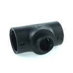 T-Verteiler NW 36-22-36, schwarz, bestehend aus zwei identischen Halbschalen