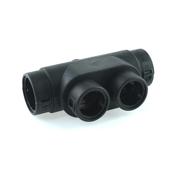 Mehrfach-Verteiler NW22-10-22-17-17, schwarz