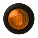 LED-Seitenmarkierungsleuchte 12/24V, gelb, rund, offene Leitungsenden, 200mm
