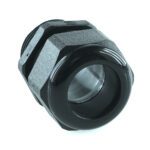 Kabelverschraubung für Gewinde M25, Klemmbereich Ø13-18mm, schwarz