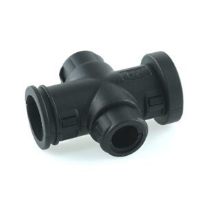 X-Verteiler NW10-7,5-10-7,5, schwarz