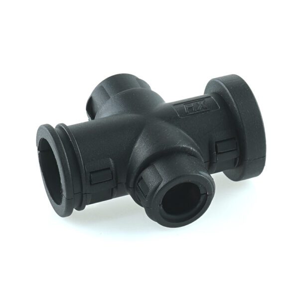 X-Verteiler NW10-7,5-10-7,5, schwarz