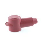 Gummipfeife, Leitungsdurchmesser 12,7mm, Kontaktdurchmesser 28,2mm, rot