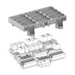 Aufbaurahmen hohe Ausführung für Zentralelektrik, 12-fach 0101682