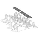 Kontaktbrücke für MIDI/MEGA Fuse- Halter, 7-polig