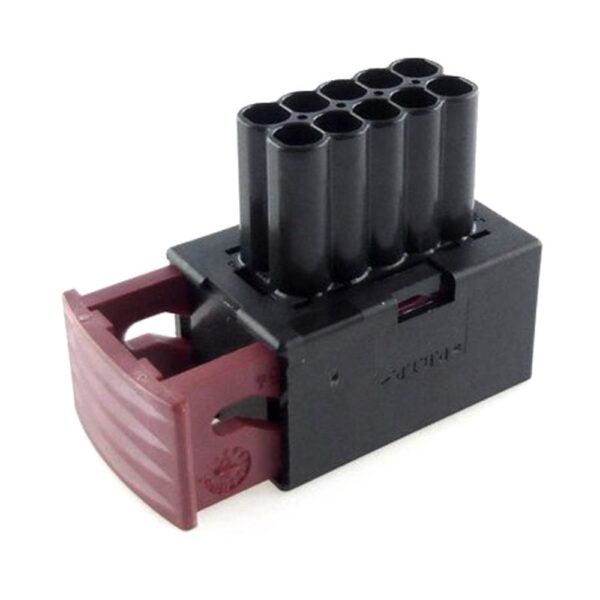 Junior-Power-Timer-Gehäuse 10 polig, (2x5), Kodierung A1, mit Verriegelung, für Seal