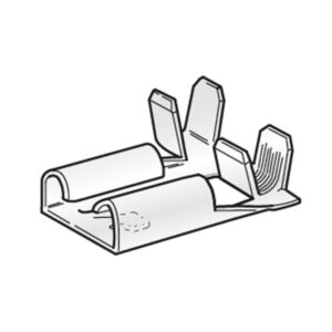 Flachsteckhülse FASTON, 1-2,5mm², mit Rastnase