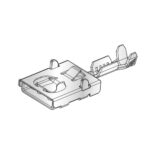 Flachsteckhülse F630E, 6,3mm, 2-2,5mm²