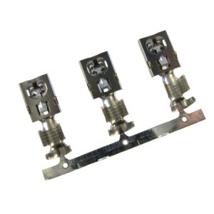 Flachsteckhülse F630E, 6,3mm, 4-6mm², Spule