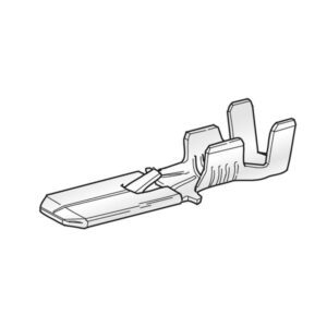 Flachstecker FASTON, 0,75-2mm², mit Rastnase