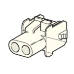Universal-MATE-N-LOK Buchsengehäuse, 2-polig