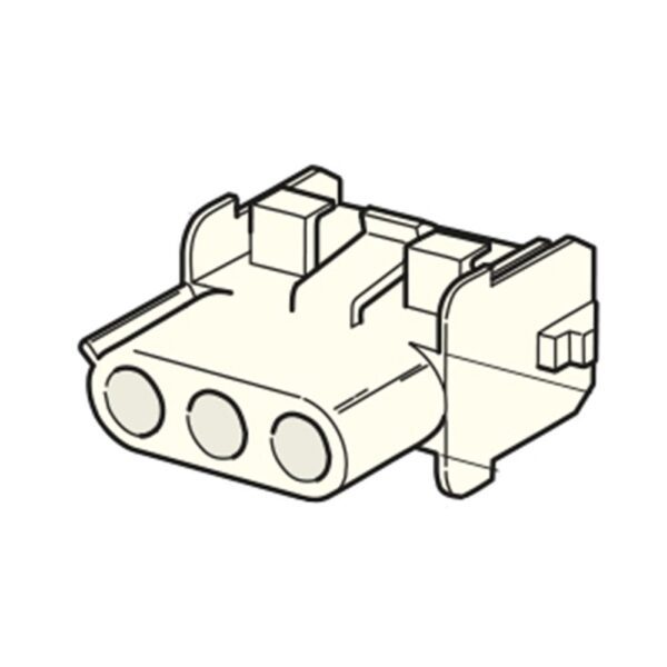 Universal-MATE-N-LOK Buchsengehäuse, 3-polig