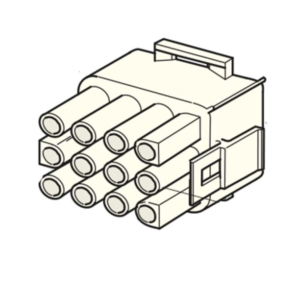 Universal-MATE-N-LOK Steckergehäuse, 12-polig