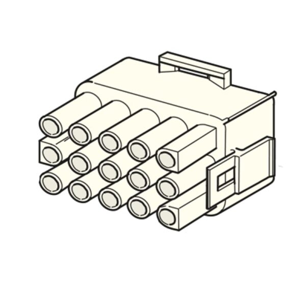 Universal-MATE-N-LOK Steckergehäuse, 15-polig