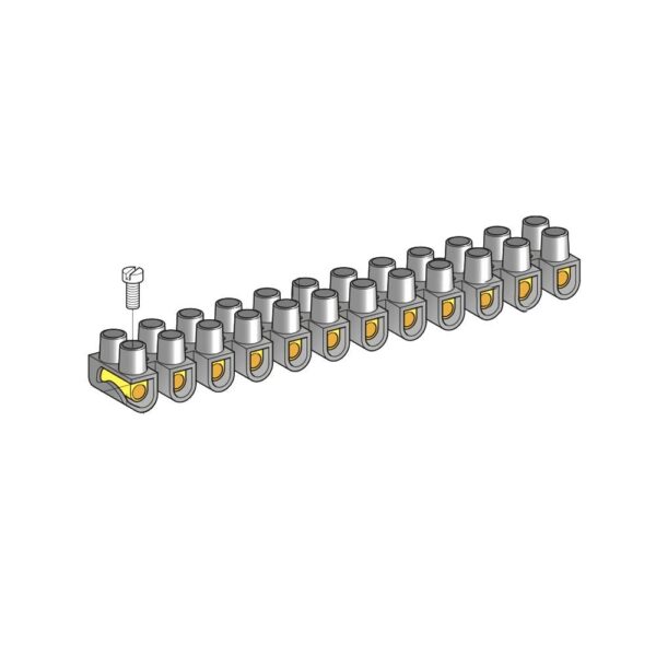 Lüsterklemme, 12-polig, bis 12mm²