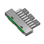 Joint Connector, male holder, Steckerkamm 3+3+3-fach
