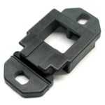 Anbauplatte mit 2 Befestigungslöchern