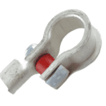 Batterieklemme „+“ aus Messingband, Crimpanschluss 10-20mm²