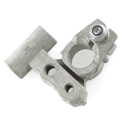 Batterieklemme "-", Messingguss verzinnt, 50mm², Gewindeanschluss M6+M8