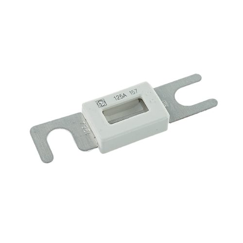 Streifensicherung 60mm, 125A, mit Keramik-Isolierkörper
