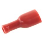 Flachsteckhülse 6,3mm, vollisoliert rot, 0,25-1mm²
