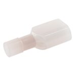 Flachstecker 6,3mm, vollisoliert rot, 0,25-1mm²