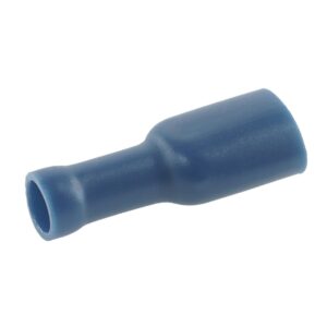 Flachsteckhülse 6,3mm, vollisoliert, blau, 1-2,5mm²