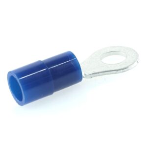 Ringkabelschuh, schaftisoliert, blau, Ø 4,3mm, 1-2,5mm²