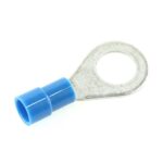 Ringkabelschuh, schaftisoliert, blau, Ø 8,4mm, 1-2,5mm²