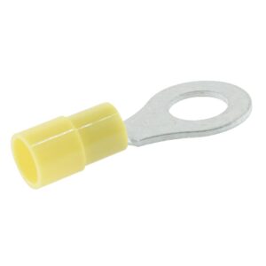 Ringkabelschuh, schaftisoliert, gelb, Ø 8,4mm, 2,5-6mm²