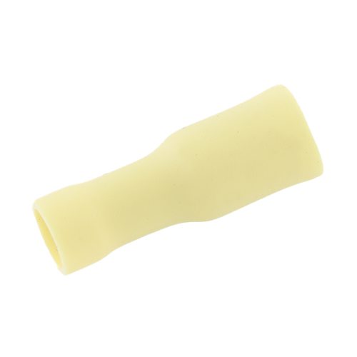 Rundsteckhülse Ø 4,85mm, vollisoliert, gelb, 2,5-6mm²