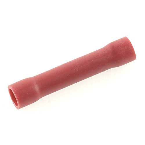 Stoßverbinder isoliert, rot, 0,25-1mm², Ø(i) 1,7mm, Ø(a) 4mm