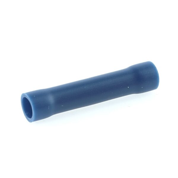 Stoßverbinder isoliert, blau, 1-2,5mm², Ø(i) 2,3mm, Ø(a) 4,6mm