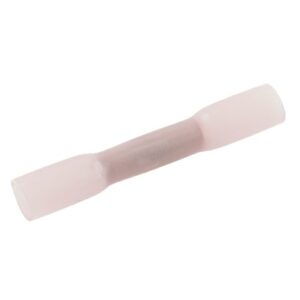 Stoßverbinder isoliert, rot, 0,75-1,25mm², Wärmeschrumpfverbinder