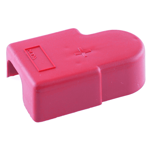 Batterieklemmabdeckung "+", rot