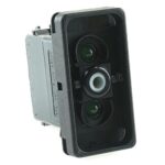 on>off<on Doppeltaster 24V/15A, LED 1 grün hell, LED 2 grün hell, für Contura X, Xl, Xll