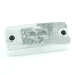 LED-Seitenmarkierungsleuchte 24V, weiß, 110x50mm, mit Rückstrahler, AMP-JPT-Anschlussstecker