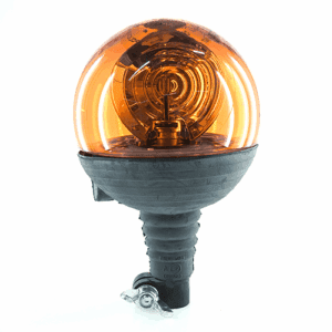 Rundumkennleuchten mit Haube BOULE, flexible Rohrstutzenbefestigung, Leuchtmittel H1 21W