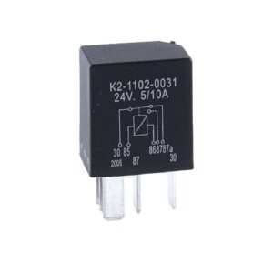 Mikro-Relais 24V, 5/10A, Wechsler