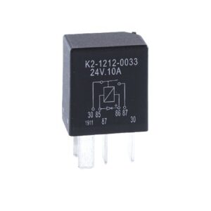 Mikro-Relais 24V, 10A, Schließer, mit Diode, vergossen