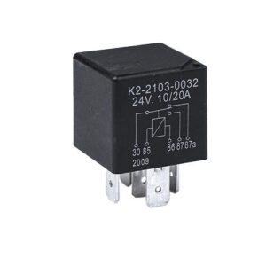 Mini-Relais 24V, 10/20A, Wechsler, vergossen