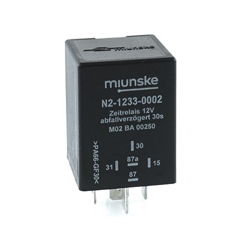Zeitrelais 12V, 30s, abfallverzögert, nicht potentialfrei, negativ getriggert