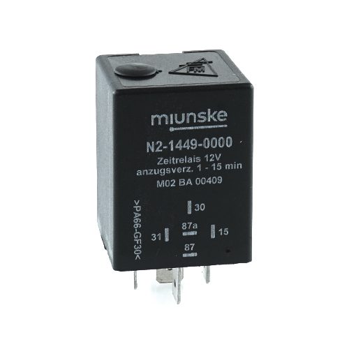 Zeitrelais 12V, 1...15min einstellbar, anzugverzögert, potentialfrei