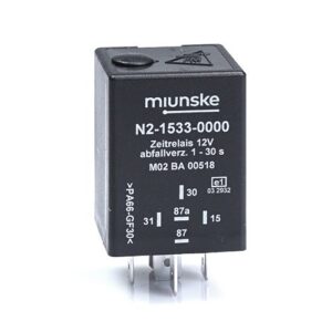 Zeitrelais 12V, 1...30s einstellbar, abfallverzögert, nicht potentialfrei