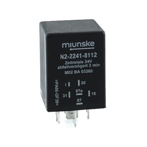 Zeitrelais 24V, 3min, abfallverzögert, potentialfrei, retriggerbar, wassergeschützt