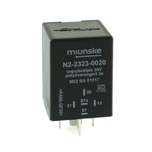 Impulsrelais 24V, 3s, abfallverzögert, nicht potentialfrei,positiv getriggert, retriggerbar