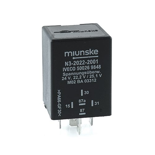 Spannungsüberwachung 24V, U(ein) 25,1V, U(aus) 22,2V, verzögert